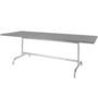 Schaffner Metalltisch Säntis 180x80 - Alusilber