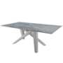 Schaffner Fiberglastisch Mythen 160x90 - Gestell Alusilber / Tischplatte Deko Beton