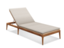 Gloster Lima LOUNGER - Sonnenliege - Blend Linen