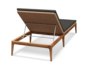 Gloster Lima LOUNGER - Sonnenliege - Blend Coal