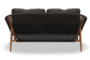 Gloster Bora 2-SEATER SOFA - Sofa 2 Sitzer-Natural Teak / Umber Wicker-Blend Coal
