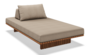 Gloster Deck 223 cm SEATING UNIT - Loungeliege - Blend Sand