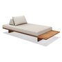 Gloster Deck 261 cm SEATING UNIT - Loungeliege - Blend Linen