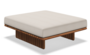 Gloster Deck OTTOMAN - Hocker-Blend Linen