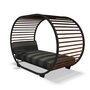 GLOSTER Cradle Day Bed-Alu meteor| Teak | Poolside Coal