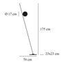 Catellani & Smith Lederam F1 Led-Stehleuchte