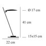 Catellani & Smith Lederam T1 Led-Tischleuchte 