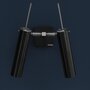 Catellani & Smith LUCENERA 503 LED Wandleuchte - Carbon Schwarz