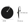 Catellani & Smith LUNA PIENA Wandleuchte Ø 80 cm
