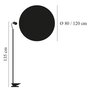Catellani & Smith STCHU-MOON 08 Wand und Stehleuchte