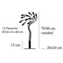 Catellani & Smith Tischleuchte Bonsai Halogen/ LED
