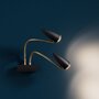 Catellani & Smith Wandleuchte CicloItalia Flex W2 - Schwarz