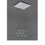 Catellani & Smith Pendelleuchte Jackie O Chandlier - 20 LEDs - Metallplatte 60x60cm