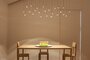 Catellani & Smith Pendelleuchte Jackie O Chandlier - 20 LEDs - Metallplatte 60x60cm