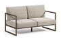 Kave Home COMOVA - Outdoor Sofa - 2 sitzer - Grün / Hellgrau