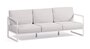 Kave Home COMOVA - Outdoor Sofa -  3 sitzer -  Weiss / Weiss