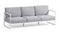 Kave Home COMOVA - Outdoor Sofa -  3 sitzer - Weiss / Blau