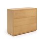 Kave Home ABILEN - Kommode Eiche 90 x 75 cm-Natur