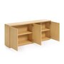 Kave Home ABILEN - Sideboard Eiche 180 x 75 cm-Natur