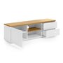 Kave Home ABILEN - TV-Schrank-Weiß, Natur-150