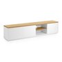Kave Home ABILEN - TV-Schrank-Weiß, Natur-200