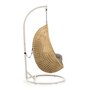 Kave Home CIRA - Outdoor Hängesessel - Natur-Hellgrau