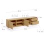 Kave Home ABILEN - TV-Schrank Eiche-Natur-200