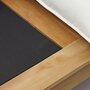 Kave Home FORCANERA - Outdoor Sofa 3 Sitzer - Weiß - Braun / Natur