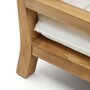 Kave Home FORCANERA - Outdoor Sessel - Weiß - Braun / Natur