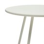 Kave Home MONTJOI - Gartentisch Ø 70 cm - Weiß