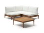 Kave Home PORTITXOL - Outdoor Ecksofa klein mit Couchtisch