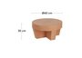 Kave Home VILENA - Outdoor Couchtisch Ø 60 cm