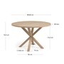 Kave Home ARGO - Tisch rund Ø 119 cm