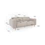 Kave Home SINGA - Sofa 3 Sitzer
