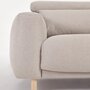 Kave Home SINGA - Sofa 3 Sitzer mit Chaiselongue - Beige - Rechts