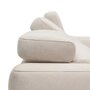 Kave Home SINGA - Sofa 3 Sitzer mit Chaiselongue - Weiss - Links