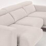 Kave Home SINGA - Sofa 3 Sitzer mit Chaiselongue - Weiss - Links