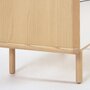Kave Home ANIELLE - Kommode 99 x 78 cm-Natur, Grau