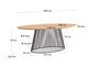 Kave Home LESKA - Tisch 200 x 100 cm