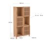 Kave Home BEYLA - Regal 85 x 170 cm-Natur
