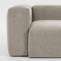 Kave Home BLOK - Ecksofa 3 Sitzer-Beige