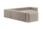 Kave Home BLOK - Ecksofa 6 Sitzer-Beige