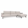 Kave Home GALENE - Sofa 4 Sitzer mit Chaiselongue - Rechts