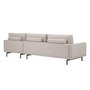 Kave Home GALENE - Sofa 4 Sitzer mit Chaiselongue - Rechts