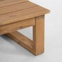 Kave Home FLAVIINA - Outdoor Ecksofa Akazienholz