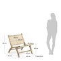 Kave Home BEIDA - Sessel Teakholz