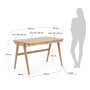 Kave Home JULIA - Schreibtisch 120 x 65 cm