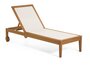Kave Home CATERIN - Sonnenliege Eukalyptusholz - Beige