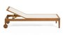 Kave Home CATERIN - Sonnenliege Eukalyptusholz - Beige