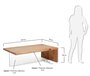 Kave Home TULSI - Couchtisch 120 x 70 cm